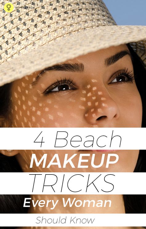 Makeup For The Beach Natural, Beach Vacation Makeup, Boat Day Makeup, Makeup For Beach Day, Simple Beach Makeup, Beach Day Makeup, Vacation Makeup Looks, Jaclyn Hill Makeup Tutorials, Beach Makeup Look