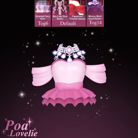 Rh Bodice Hacks, Royal High Valentines Outfit, Light Fairy Royale High, Water Fairy Royale High, Royale High Bodice Combo, Corset Combos Royale High, Royale High Outfit Combos, Royale High Combos, Outfit Ideas Royale High