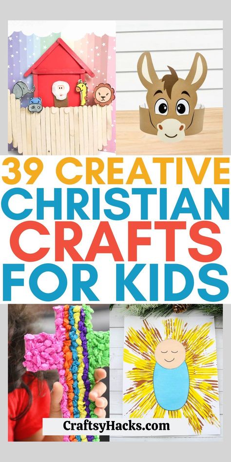 Religious Crafts For Toddlers, Life Of Jesus Crafts For Kids, Christian Kindergarten Crafts, Vbs Crafts For Toddlers, Preschool Christian Crafts Ideas, Vacation Bible School Crafts For Kids, Christian Ornaments For Kids, Christian School Art Projects, Christian Arts And Crafts For Kids