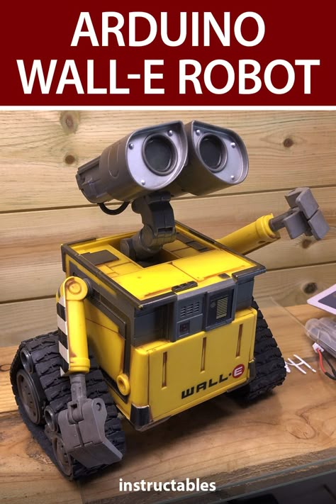 Wall E Robot, Pi Arcade, Cool Arduino Projects, Arduino Wifi, Learn Robotics, Arduino Projects Diy, Diy Arduino, Arduino Robot, Mobile Robot