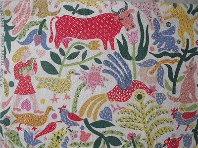 Vintage~ Fabric" Calico Cow" famous designer Ilonka Karasz dated 1952~ 33"x 2yds | #456896611 Ilonka Karasz, Random Patterns, New Yorker Covers, Needle Crafts, Famous Designer, Needle Point, Swedish Design, Applique Quilts, Textile Artists