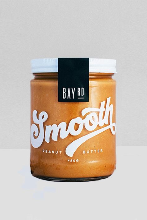 Nut Butter Packaging Design, Nut Butter Branding, Peanut Butter Branding Design, Nut Butter Packaging, Peanut Butter Branding, Food Jar Packaging, Peanut Butter Label Design, Spreads Packaging, Butter Logo Design