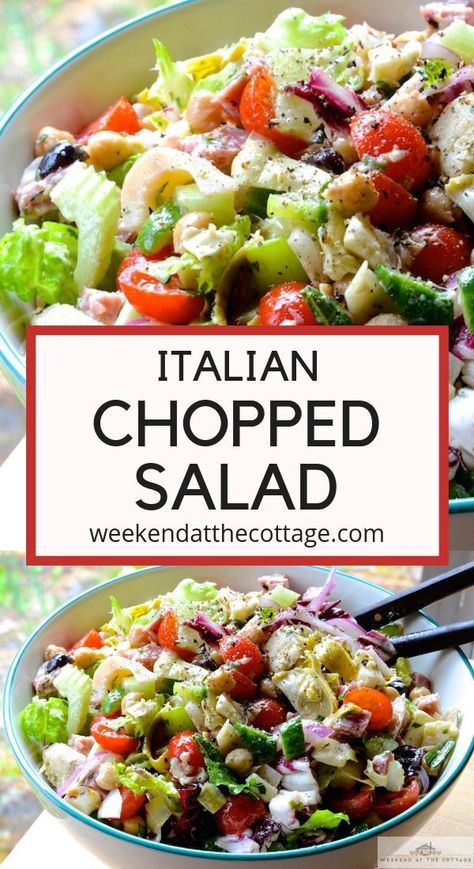 Salad To Go With Italian Dinner, Salads To Go With Pasta, Side Salad For Pasta Dinner, Summer Tossed Salad Recipes, Salads For Parties Entertaining, Italian Tossed Salad Recipes, Salad Recipes For Dinner Party, Italian Salads For Parties, Side Salads For Dinner