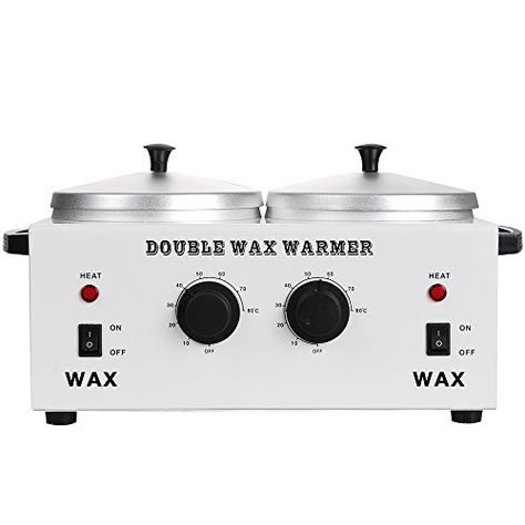 DOUBLE Wax Warmer Professional Electric Heater Dual Parrafin Hot Facial Skin Equipment SPA Adjustable Temperature Set *** Visit the image link more details. Wax Heater, Wax Pot, Waxing Salon, Esthetician Room Decor, Esthetics Room, Spa Hair, Wax Heaters, Esthetician Room, Facial Waxing