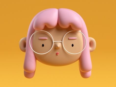 MAGO girl design render c4d illustration character 3d Blond Amsterdam, Figurine, C4d Design, 3d Karakter, Character Design Cartoon, Character Design Challenge, Simple Character, Seni 3d, Character Design Sketches