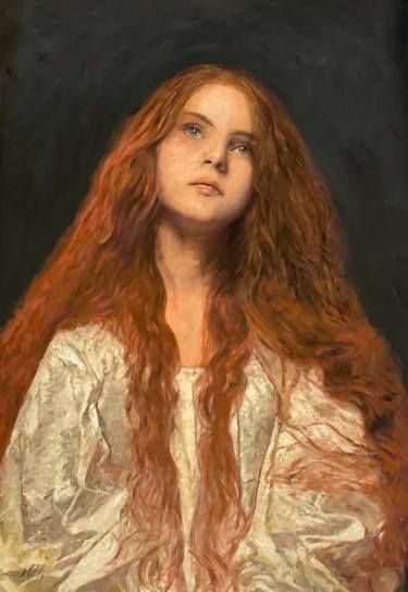 Portraiture Painting, Pre Raphaelite, Love Painting, Woman Painting, Painting Oil, Original Fine Art, Our Lady, Artwork For Sale, Artist Studio