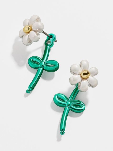 Shop All | BaubleBar Gold Ear Jacket, Korean Jewelry, Balloon Flowers, Ear Jacket, Flower Stud, Modern Flower, Fashion Jewelry Earrings, Flower Jewelry, Cross Border