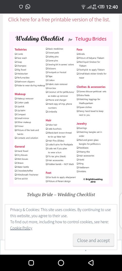 Marriage Planning Checklist, Marriage Shopping List Indian, Wedding List Checklist Things To Do Brides, Marriage Essentials For Bride, Bridal Needs List, Telugu Wedding Checklist, Bridal Things List, Engagement Checklist For Bride, Bride Things To Do Before Wedding