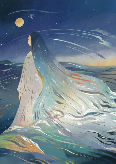 Julie Lai's 'chrysalis' illustrations celebrate the artist's personal healing journey | Creative Boom Healing Illustration, Mother Earth Art, Personal Healing, Inner Landscape, Heart Illustration, Illustrator Artist, Painting Class, Nature Illustration, Chinese Painting