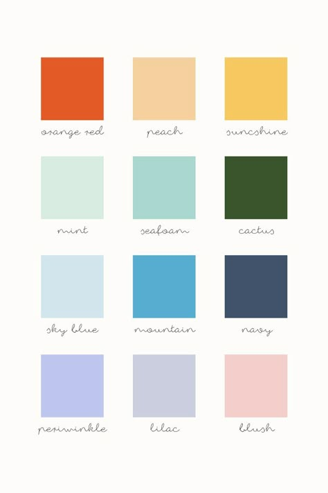 12 Color Rainbow Palette, 12 Colors Palette, 11 Color Palette, Qor Watercolor Palette, Branding Color Palette 2023, Muted Rainbow Palette, Multi Color Palette, Grand Millennial Color Palette, Modern Rainbow Color Palette