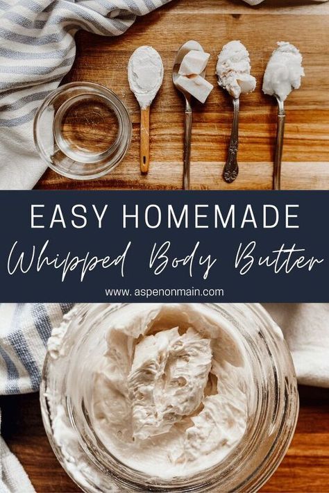 Easy Body Butter Recipes, Body Butter Recipe Whipped, Body Butter Recipes, Homemade Whipped Body Butter, Pumpkin Spice Body Butter, Whipped Body Butter Recipe, Body Butter Recipe Homemade, Lotion Vanilla, Diy Body Butter Recipes