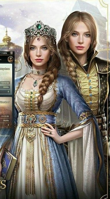 Dynasty Clothing, Printed Prom Dresses, Medieval Clothes, Fantasy Heroes, Character Design Girl, Fantasy Couples, Princess Wallpaper, Fantasy Dresses, Beautiful Muslim Women