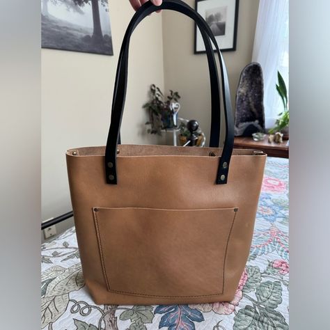 New Portland Leather goods Limited Edition Almost Perfect Leather Tote Bag Portland Leather Goods, English Bridle, Colors Matching, Nike Air Max Tn, Zipper Tote Bag, Crossbody Tote Bag, Zippered Tote, Texture Color, Almost Perfect