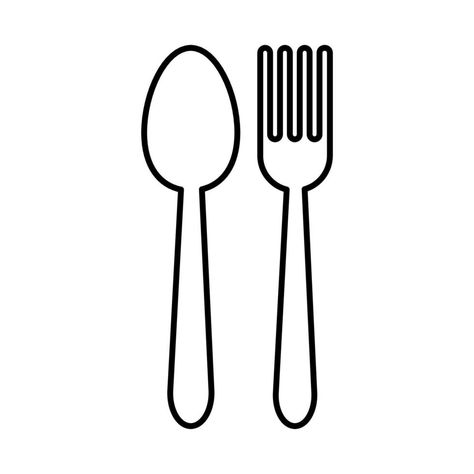 Spoon Clipart, Fork And Spoon, Outline Drawing, Wedding People, Forks And Spoons, Outline Drawings, Anime Reccomendations, Cityscape Photos, Nature Backgrounds