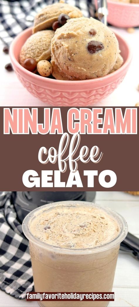 Ninja Coffee Ice Cream, Coffee Ninja Creami Ice Cream Recipes, Ninja Creami Cappuccino, Ninja Creami Coffee Recipes, Creamiccino Recipes, Ninja Creami Coffee Drinks, Coffee Ninja Creami Recipes, Coffee Ninja Creami, Coffee Ice Cream Ninja Creami