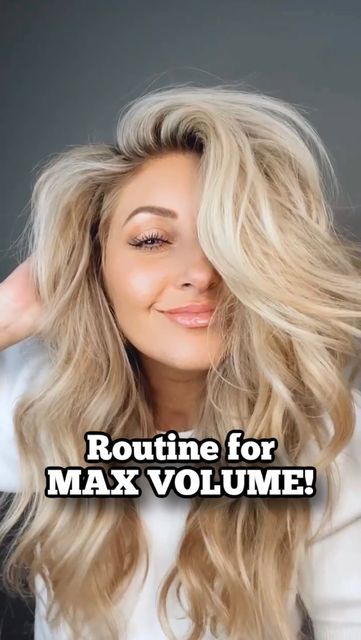 Volume Hair Tutorial, Hair Volume Tricks, High Volume Hair, Long Hair Volume, Volume Haircut, Big Volume Hair, Curled Hairstyles For Medium Hair, Klorane Dry Shampoo, Increase Hair Volume