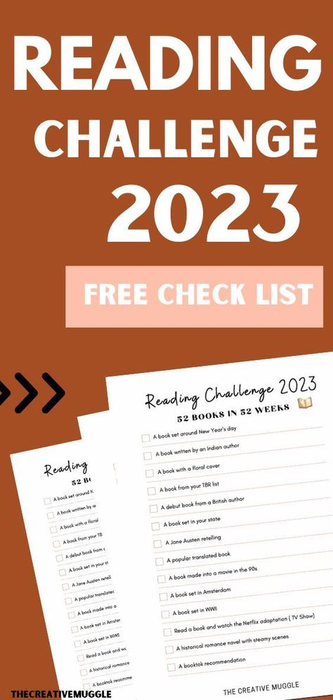 52 books in 52 weeks challenge Reading Goals 2023, Reading Challenge 2023, Reading List Challenge, Must Read Novels, Challenge Ideas, List Challenges, Reading Goals, Book Challenge, 52 Weeks