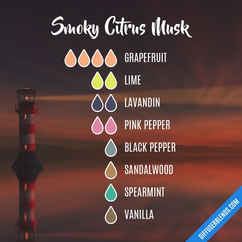 Smoky Citrus Musk Musk Essential Oil Blend, Musk Essential Oil, Scent Blends, Musk Oil, Doterra Diffuser, Reed Diffuser Sticks, Doterra Diffuser Blends, Liquid Castile Soap, Diffuser Sticks