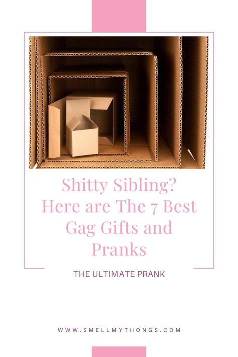 Funny Christmas Present Pranks, Hard To Open Gifts Wrapping Prank, Prank Box, Gift Prank, Christmas Pranks, Prank Gift Boxes, Funniest Pranks, Great Pranks, Funny Christmas Presents