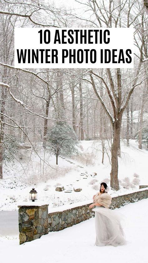 The perfect winter aesthetic photo ideas! Beautiful snowy photo ideas for your Instagram! Snow aesthetic, snowy photo, winter, snow photography, snow photo ideas, winter photos Winter Birthday Shoot Ideas, Photoshoot Winter Ideas, Snow Photoshoot Aesthetic, Winter City Photoshoot, Snow Photography Ideas, Winter Pictures Ideas, Winter Photo Shoot Ideas, Winter Snow Photoshoot, Snow Picture Ideas