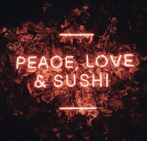 Asia Restaurant, Japanese Restaurant Interior, Japanese Restaurant Design, Sushi Cake, Sushi Design, Neon Quotes, Sushi Time, Nyc Girl, Friends Love