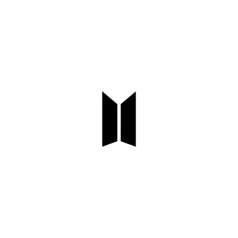 Bts White Aesthetic, Bts Logo Aesthetic, Bts Widget, Printable Wall Poster, Bts Logo, Bts Name, Bts Tattoos, Bts Black And White, Bts Texts