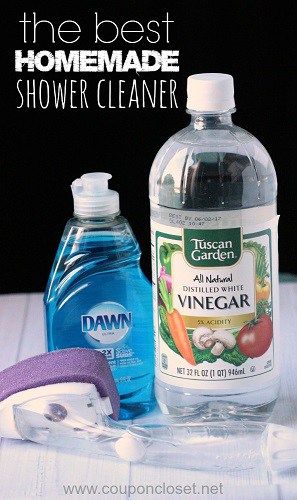 Diy Shower Cleaner, Best Shower Cleaner, Homemade Shower Cleaner, Bathtub Cleaner, Cleaner Recipes, Deep Cleaning Tips, Diy Shower, Homemade Cleaning Products, Natural Cleaners