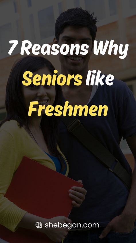 Dating across grade levels within a high school setting can evoke many opinions. Freshmen enter high school as wide-eyed newcomers. They find themselves amidst a whirlwind of new experiences, including navigating relationships.

Seniors stand at the pinnacle of their high school journey. They are preparing to transition into adulthood. The difference in maturity and life experiences between these groups often sparks debate. 

This article explores some reasons why seniors like dating freshmen. Senior And Freshman Dating, High School Dating Advice, Freshman And Junior Dating, Freshman And Senior Dating, High School Dating, High School Relationships, School Date, Senior Dating, After College