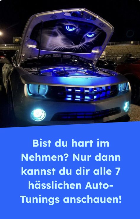 Schönheit liegt sprichwörtlich im Auge des Betrachters. Allerdings wird einem bei den Auto-Tunings klar, dass man sich Geschmack mit keinem Geld der Welt kaufen kann. Cars