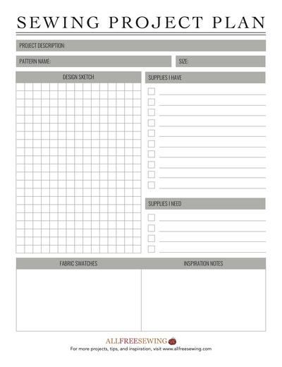 Need to better organize your sewing projects? This easy to use Sewing Project Plan will help you stay on top of each project. All you have to do is simply fill out each category and you're all set. Download this NEW free printable on our site! Sewing Project Planner Template, Sewing Planner Printable, Project Planners, Planner Sewing, Sewing Planner, Project Planner Template, Fashion Facts, Sewing Journal, Face Charts