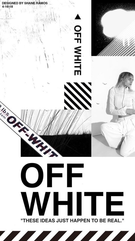 Abloh founded his first fashion house and second business overall in 2013 with the high-end streetwear brand OFF-WHITE which based in Milan,Italy, the company was described by Abloh as “the gray area between black and white as the color off-white” to investors and fashion critics. Iphone Wallpaper Off White, Off White Wallpaper, Wallpaper Off White, Hypebeast Iphone Wallpaper, Off White Wallpapers, White Wallpaper For Iphone, Supreme Iphone Wallpaper, Camo Wallpaper, Hypebeast Wallpaper