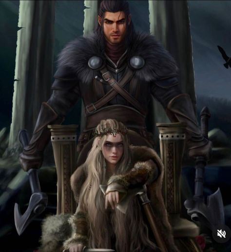 Valen Ferus, The Night Prince, and Elise (Lysander) Ferus, Rogue Princess. King and Queen of the Northern Kingdom Sanctuary Of The Shadow Fan Art, Erik Bloodsinger Fanart, Freya And Bjorn A Fate Inked In Blood, A Fate Inked In Blood Fanart, A Fate Inked In Blood, Lj Andrews, Bloods Quote, Character Fanart, Drawing Help