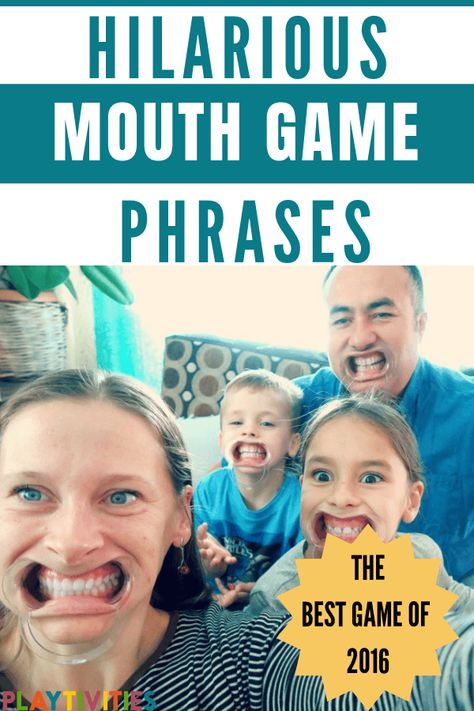 HILARIOUS MOUTH GAME PHRASES! It’s simple and super super entertaining GAME! #HilariousGame #FamilyActivities #FamilyGames #IdeasForActivities #FunForKids #FunIdeasForKids #TheBestGamesForKids #TheBestFamilyGames Speak Out Game Phrases, Mindfulness Games, Family Weekend Activities, Mouth Game, Games Group, Club Activities, Fun Indoor Activities, Funny Questions, Game Quotes