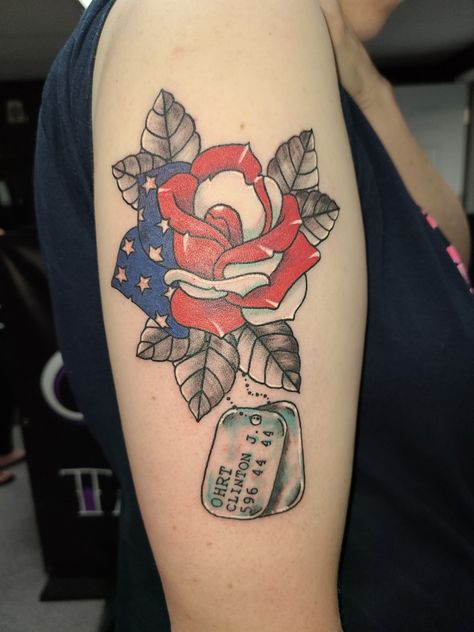 Got this tattoo in memory of my dad after he had his massive stroke and passed away on Thanksgiving day 2021. Proud Daughter Of A Vietnam Navy Veteran ❤🤍💙 Veteran Tattoo Grandpa, Vietnam Memorial Tattoo, Navy Veteran Tattoo, Navy Memorial Tattoos Grandpa, Tattoos For Grandpa Passing For Women, Veteran Memorial Tattoo, In Memory Tattoos Grandpa, Memorial Tattoo For Grandfather, Pappy Tattoo