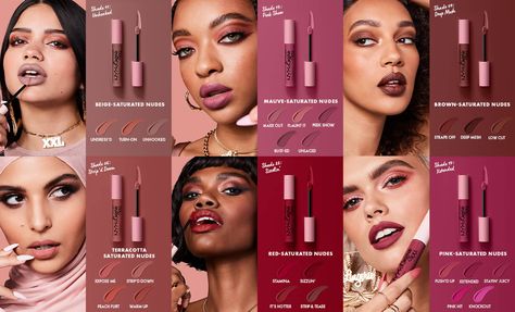 Nyx Xxl Swatches, Nyx Lip Lingerie Xxl Swatches, Nyx Lingerie Xxl Swatches, Nyx Swatches, Nyx Lip Lingerie, Nyx Lingerie, Dream Makeup, Nyx Lip, Muted Palette