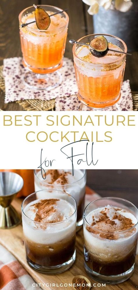 Fall Drinks Alcohol, Cocktails Easy, Fall Drink Recipes, Cider Sangria, Apple Cider Sangria, Fall Cocktails Recipes, Fall Cocktail, Cocktails Recipes, Signature Cocktails