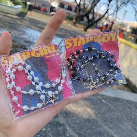 Stargirl Bracelet Beads, Starboy And Stargirl Bracelet, Stargirl Accessories, The Weeknd Bracelet Ideas, Stargirl Jewelry, Stargirl Necklace, The Weeknd Bracelet, Stargirl Clothes, Stargirl Bracelet