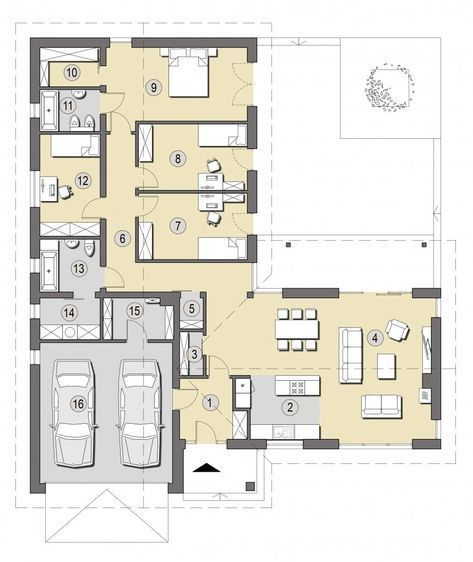 I specialize in creating high-quality floor plans for real estate agents, property managers, and developers by Roomsketcher. L Shaped House Plans, L Shaped House, Create Floor Plan, Architectural Floor Plans, House Construction Plan, House Layout Plans, Bungalow House Plans, Minimalist House Design, Farmhouse House