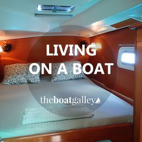 Catamaran Interior Design, Boat Storage Ideas Space Saving, Boat Organization, Liveaboard Sailboat, Liveaboard Boats, Viking Boat, Boat Living, Boat Interior Design, Boat Galley