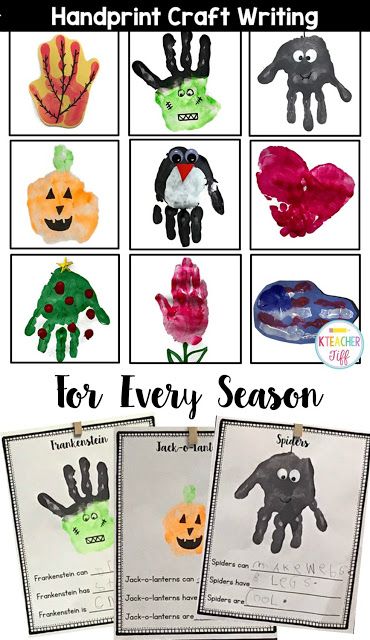 I love handprint art! If you can't do handprint art in kindergarten, when can you? These writing pages are perfect because they allow students to meet the standards while being artsy at the same time! Handprint Letters, Writing In Kindergarten, Handprint Calendar, Print Writing, Home Things, Footprint Crafts, Home Schooling, Homeschooling Ideas, Handprint Craft