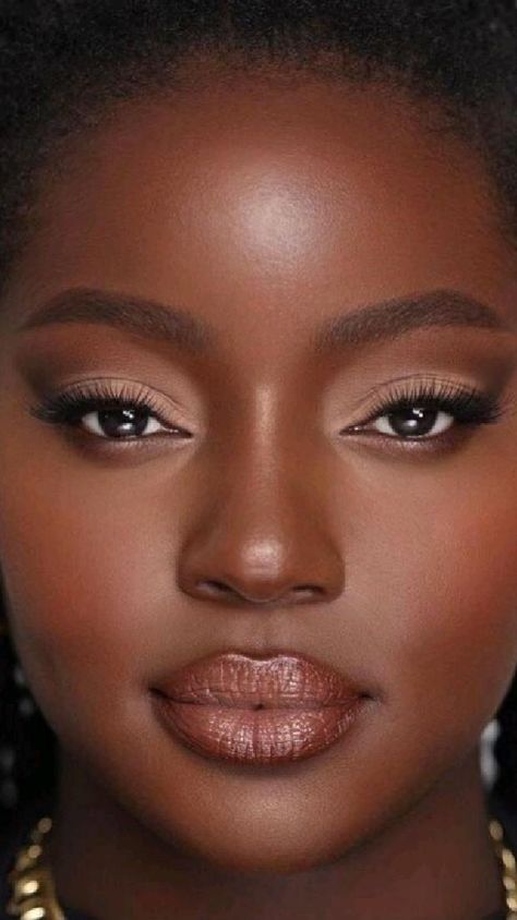 African Makeup, Get Up In The Morning, Makeup For Black Skin, Brown Skin Makeup, Soft Glam Makeup, Gyaru Fashion, Black Makeup, Lips Makeup, Soft Glam