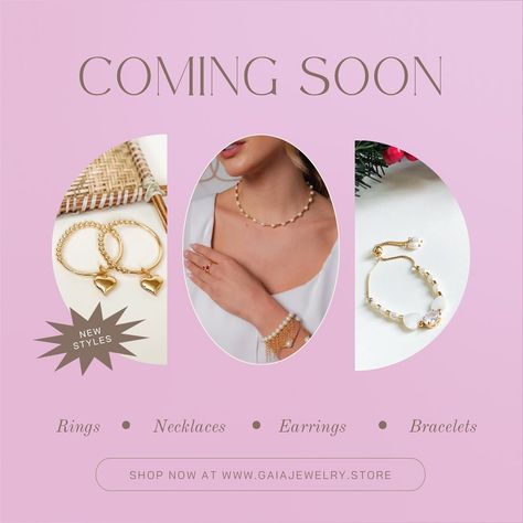 COMING SOON!! #gaiajewelrystore #jewelry Coming Soon Jewelry, Coming Soon Instagram, Fashion Jewelry Quotes, Jewelry Quotes, Jewelry Post, Jewellery Store, Jewelry Store, Jewelry Stores, Coming Soon