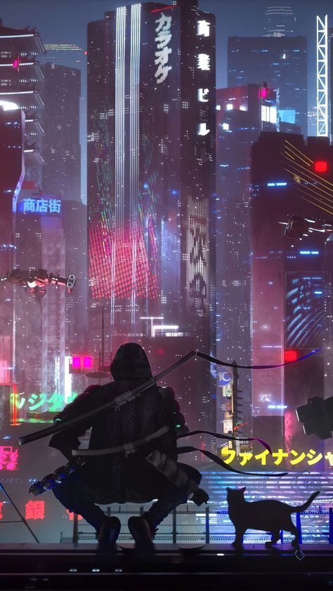 Cyberpunk Photoshoot, Scifi City, Urban Samurai, Green Screen Background Images, Samurai Artwork, Galaxy Wallpaper Iphone, Cyberpunk Aesthetic, Cyberpunk City, Character Design Sketches