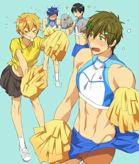 Free! - Iwatobi Swim Club, haruka nanase, makoto tachibana, nagisa hazuki, rei ryugazaki. Free Nagisa X Rei, Nagisa X Rei, Free Fanart, Hazuki Nagisa, Free Makoto, Nagisa Hazuki, Haruka Nanase, Makoto Tachibana, Free Eternal Summer