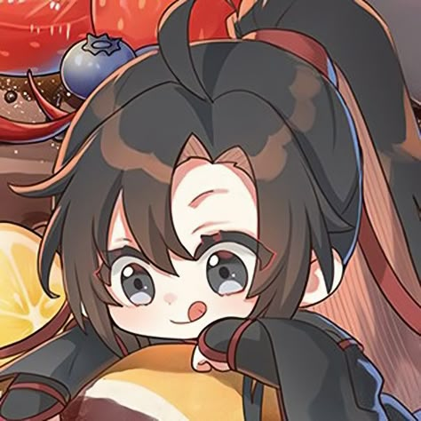 Wei Wuxian Pfp Icon, Wei Wuxian Fanart Icon, Wei Wuxian Chibi Icon, Mdzs Wei Wuxian Icon, Mdzs Chibi Icon, Wind Master Tgcf Pfp, Wangxian Matching Pfp, Wei Ying Pfp, Wei Wuxian Official Art