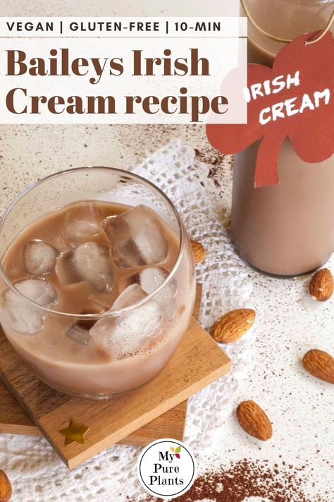 Vegan Baileys Recipe, Dairy Free Baileys Recipe, Keto Baileys Irish Cream, Milk Liqueur, Homemade Baileys Irish Cream Recipes, Infused Vodka Recipes Diy, Baileys Almond Milk Liquor Recipes, Coffee Almond Milk, Home Made Baileys Irish Cream