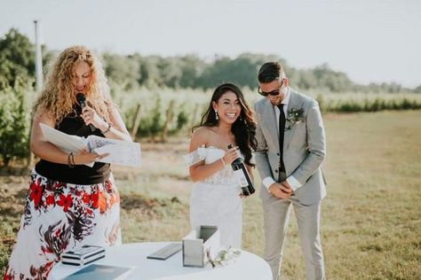 Want to add some extra sentimentality to your service and get an amazing keepsake in the process? Consider adding a wine box ceremony to your wedding itinerary. Ceremony Traditions, Wine Box Ceremony, Smudging Ceremony, Ring Warming Ceremony, Unique Wedding Ceremony, Ceremony Candles, Wedding Ceremony Traditions, Wedding Itinerary, Unity Ceremony