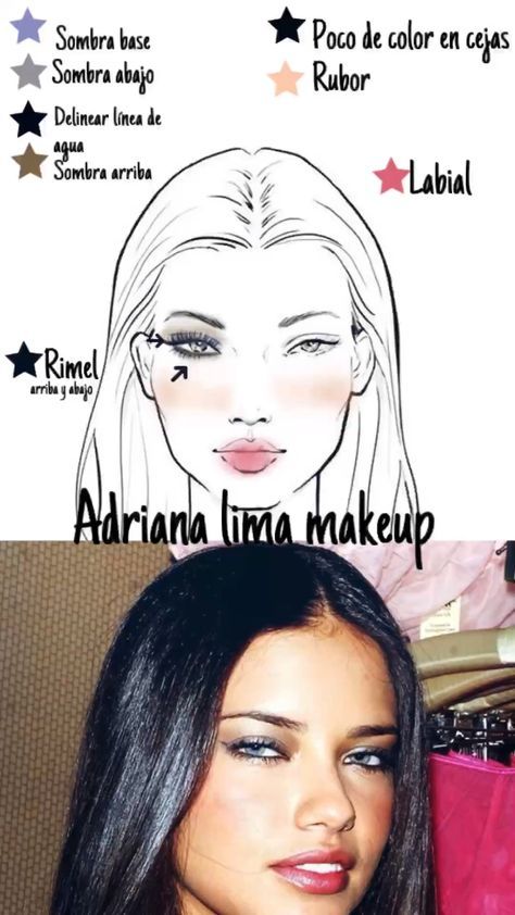 Makup Angel, Adriana Lima Makeup, Angel Tutorial, Asian Makeup Tutorials, Asian Makeup, Makeup Tutorials, Eye Make, Adriana Lima, Skin Tones