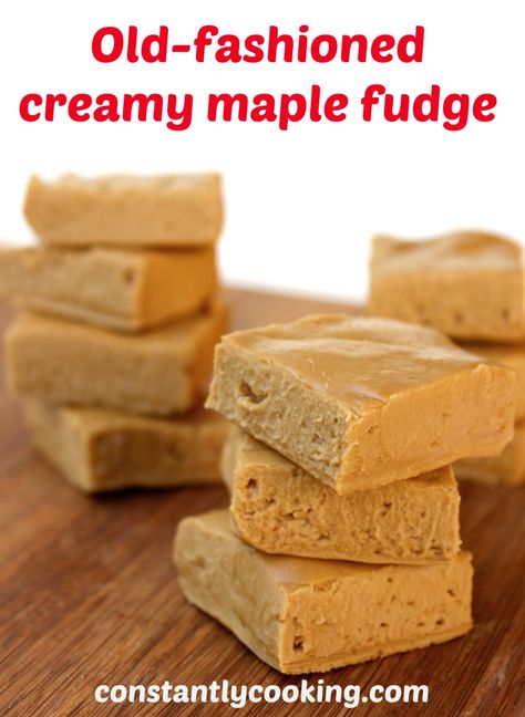 Chai Fudge, Maple Fudge Recipes, Dessert Sans Lactose, Making Fudge, Pumpkin White Chocolate, Good Candy, Maple Desserts, Maple Fudge, Maple Recipes