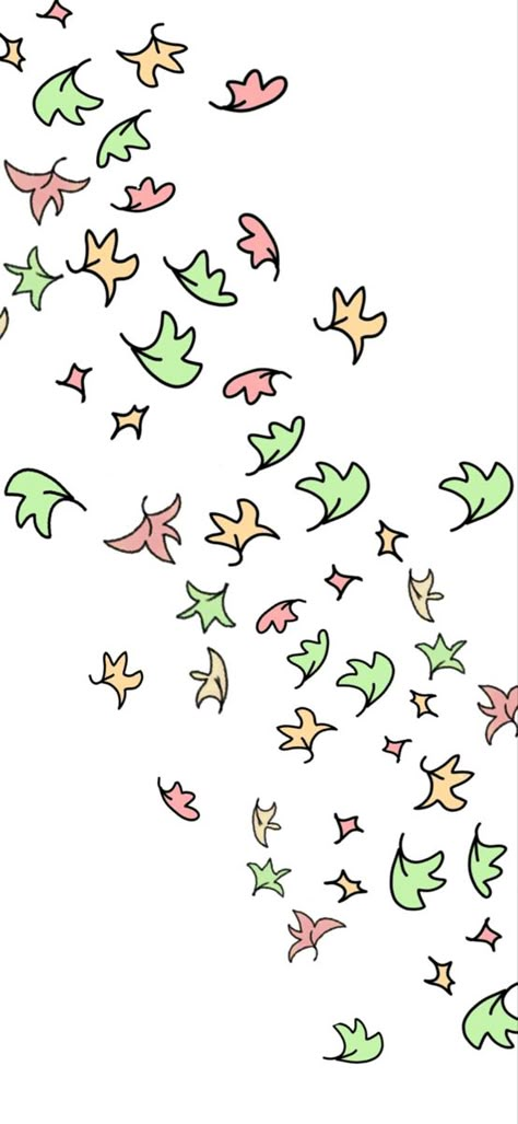 Heartstopper Flowers Wallpaper, Doddle Aesthetic Wallpaper, Heartstopper Leaves Wallpaper Laptop, Heart Stopper Leaves On Wall, Feuille Heartstopper, Heartstopper Leaves Wall Decor, Heart Stopper Drawings, Heartstopper Hojas, Heartstopper Flowers